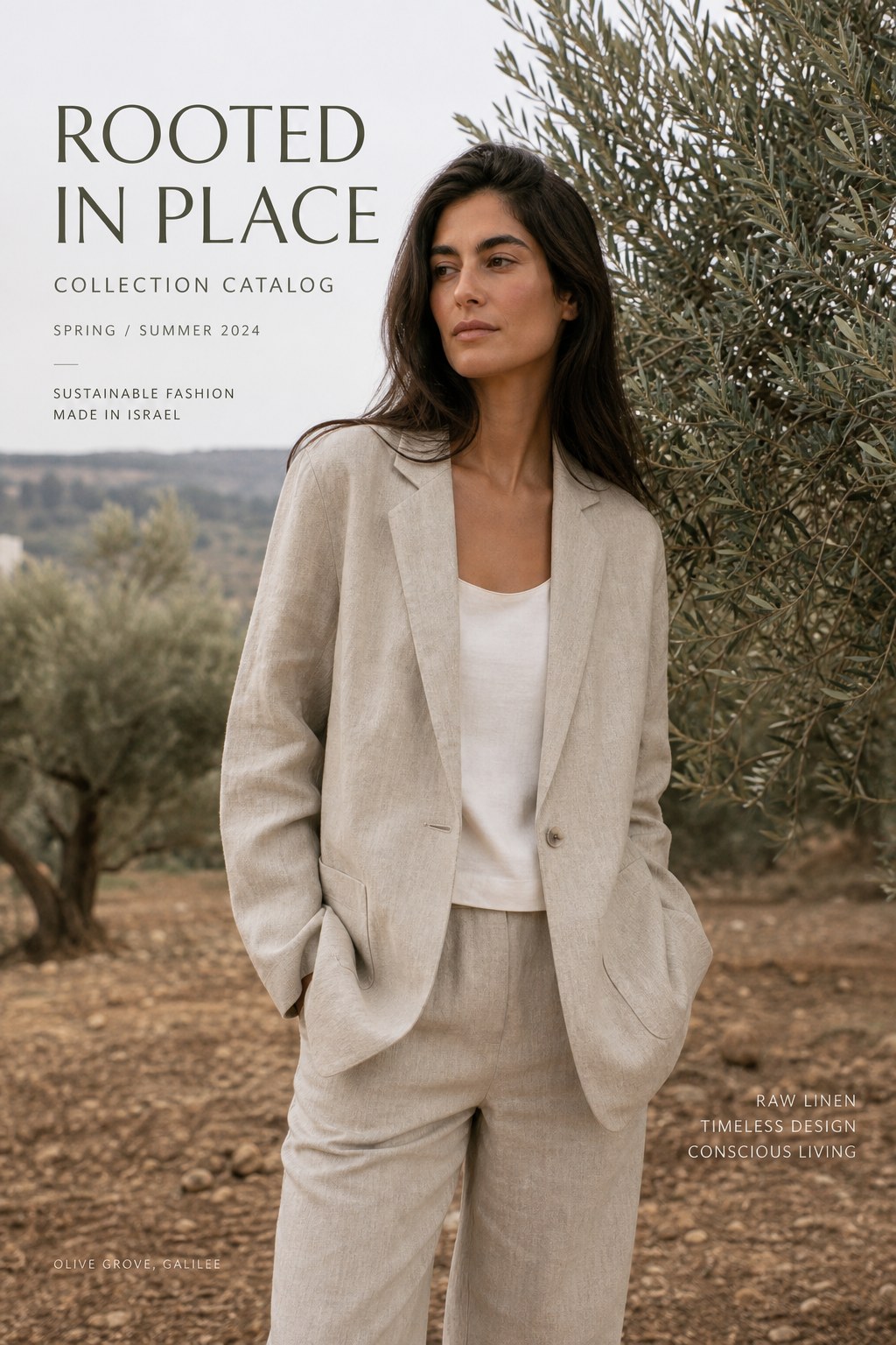 Linen blazer outfit